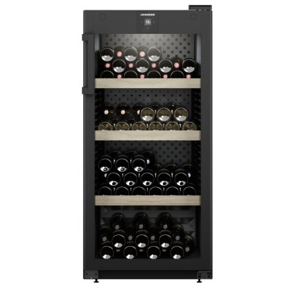 Vitrina de vinuri Liebherr Wine WPbl 4201, 141 sticle, clasa E, Negru
