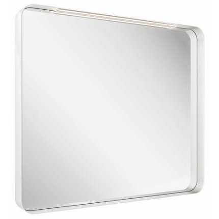 Oglinda cu iluminare LED Ravak Strip 60x70cm, rama alba, IP44