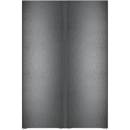 Combina frigorifica Side-by-Side Liebherr Plus XRFbd 5220 NoFrost, 676 litri, clasa E, Black Steel