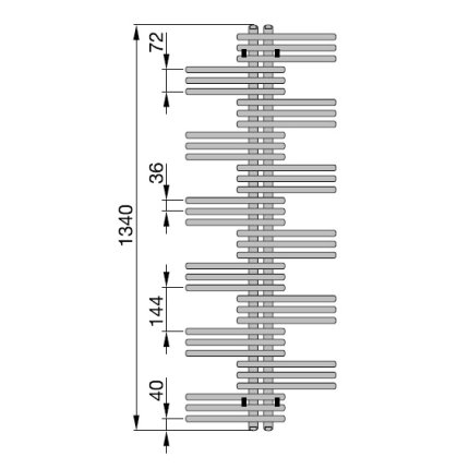 Radiator Zehnder portprosop Yucca 1300x600 mm cromat