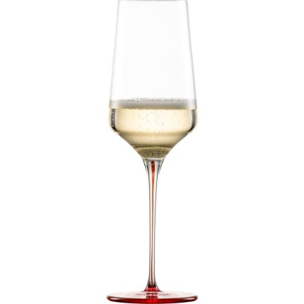 Pahar vin spumant Zwiesel Glas Ink, handmade, cristal Tritan, 400ml rosu antic
