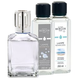 Default Category SensoDays Set Berger lampa catalitica Essentielle Caree cu parfum Vent d’Ocean si So Neutral