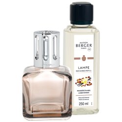 Lampi catalitice & Accesorii Set lampa catalitica cu parfum Berger Glacon Nude cu parfum Amber Powder 250ml