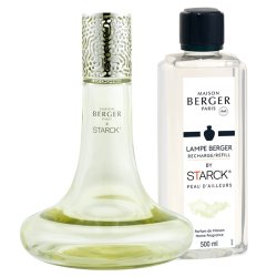 Pachete Cadou Set lampa catalitica Berger Starck Verte cu parfum Peau d'Ailleurs