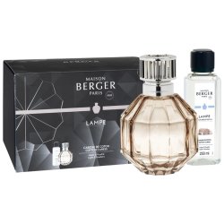 Cadouri Ocazii Speciale Set Berger lampa catalitica Berger Facette Nude cu parfum Caresse de Coton