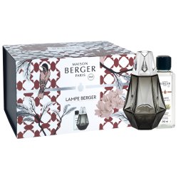 Produse Noi Set Berger lampa catalitica Berger Prisme Noire cu parfum Terre Sauvage