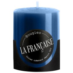 Set 20 lumanari votiv La Francaise Colorama, d38mm, h5cm, 10 ore, albastru