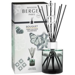 Difuzor parfum camera Maison Berger Bouquet Lilly Verte cu parfum Terre Sauvage 115 ml