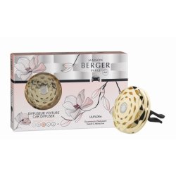 Lumanari & Parfumuri ambient Set odorizant masina Maison Berger Bolero Gold + rezerva ceramica Liliflora