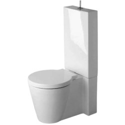 Vase WC Vas wc Duravit Starck 1 415x640mm, WonderGliss, alb