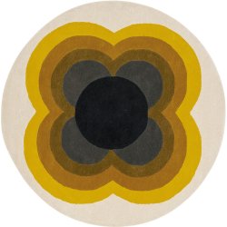 Default Category SensoDays Covor Orla Kiely Sunflower, diametru 150cm, 60006 galben