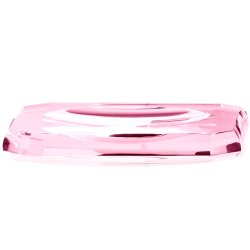 Accesorii baie Tava Decor Walther Kristall KR KS, 23x13cm, roz