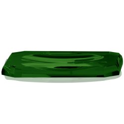 Accesorii baie Tava Decor Walther Kristall KR KS, 23x13cm, verde