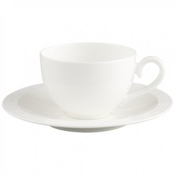 Default Category SensoDays Ceasca si farfuriuta ceai-cafea Villeroy & Boch White Pearl 0.20 litri