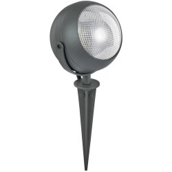 Default Category SensoDays Lampa de exterior Ideal Lux Zenith PR1, 1x11W GU10, d12cm, cu tarus, negru
