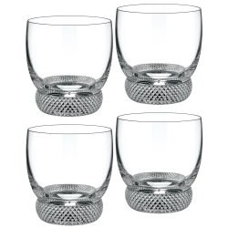 Pahare & Cupe Set 4 pahare whisky Villeroy & Boch Octavie Old-fashioned 92mm, 0.36 litri