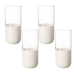 Pahare & Cupe Set 4 pahare Villeroy & Boch Manufacture Rock Blanc Tumbler, 300 ml