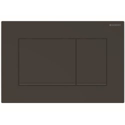 Clapeta actionare Geberit Sigma30 EasytoClean negru mat lacuit, detalii negru