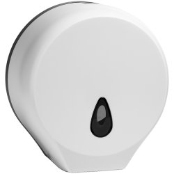 Dispenser rola hartie igienica Jumbo Bemeta Hotel plastic alb 270 x 285 x 130 mm