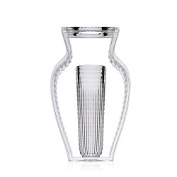 Vaze & Boluri decorative Vaza Kartell I Shine design Eugeni Quitllet, 20x33cm, transparent