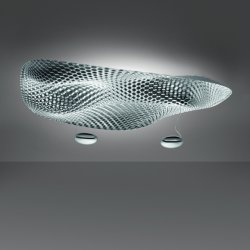 Iluminat electric Plafoniera Artemide Cosmic Angel design Ross Lovegrove, transparent