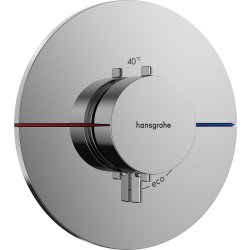 Baterie dus termostatata Hansgrohe ShowerSelect Comfort S cu montaj incastrat, necesita corp ingropat, crom
