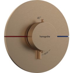 Baterii de baie Baterie dus termostatata Hansgrohe ShowerSelect Comfort S cu montaj incastrat, necesita corp ingropat, bronz periat