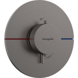 Default Category SensoDays Baterie dus termostatata Hansgrohe ShowerSelect Comfort S cu montaj incastrat, necesita corp ingropat, negru periat