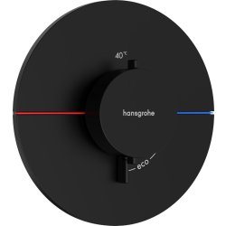 Baterii de baie Baterie dus termostatata Hansgrohe ShowerSelect Comfort S cu montaj incastrat, necesita corp ingropat, negru mat
