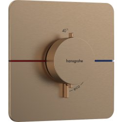 Baterii de baie Baterie dus termostatata Hansgrohe ShowerSelect Comfort Q cu montaj incastrat, necesita corp ingropat, bronz periat