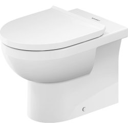 Obiecte sanitare Vas wc Duravit No.1 Rimless back-to-wall, HygieneGlaze, 37x57mm, alb