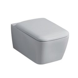Obiecte sanitare Set vas wc suspendat Geberit iCon Rimfree Square cu capac inchidere lenta