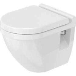 Vase WC Vas wc suspendat Duravit Starck 3, 36x48cm, WonderGliss, alb