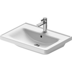 Obiecte sanitare Lavoar Duravit D-Neo 65cm, montare pe mobilier, alb