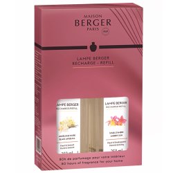Cadouri de Paste Set 2 parfumuri pentru lampa catalitica Berger Duality Angelique Noir & Soleil d'Ambre 2 x 250ml