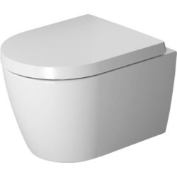Obiecte sanitare Vas WC suspendat Duravit Me by Starck Rimless Compact, 48x37cm, HygieneGlaze, alb alpin