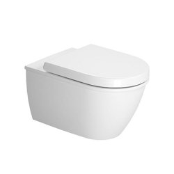 Obiecte sanitare Set vas WC suspendat Duravit Darling New Rimless 54cm si capac cu inchidere lenta