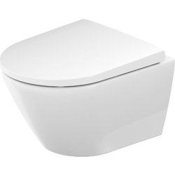 Vase WC Vas wc suspendat Duravit D-Neo Compact Rimless 37x48cm, fixare ascunsa, alb