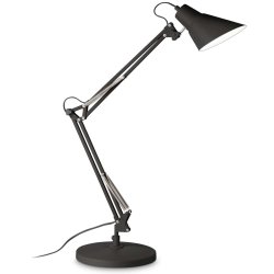 Lampi de birou Veioza Ideal Lux Sally PT1, max 1x42W E27, h58cm, negru