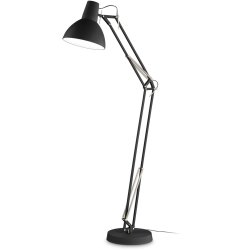 Lampadar Ideal Lux Wally PT1, max 1x42W E27, h160cm, negru