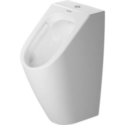 Obiecte sanitare Urinal Duravit ME by Starck Rimless, WonderGliss, alimentare superioara, alb