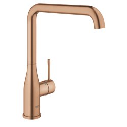 Baterie bucatarie Grohe Essence pipa L, brushed warm sunset