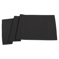 Decoratiuni masa Napron Villeroy & Boch Textil Uni Trend 50x140cm Black