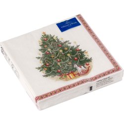 Craciun - Vesela & Decoratiuni masa Set servetele hartie Villeroy & Boch Winter Specials C-Napkin Fir Tree 25x25cm