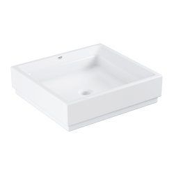 Obiecte sanitare Lavoar tip bol Grohe Cube Ceramic 50cm, fara orificiu baterie, PureGuard, alb