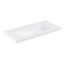 Obiecte sanitare Lavoar Grohe Euro Ceramic 100cm, montare pe mobilier, PureGuard, alb