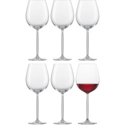 Pahare & Cupe Set 6 pahare vin rosu Schott Zwiesel Diva Burgundy, cristal Tritan, 480ml