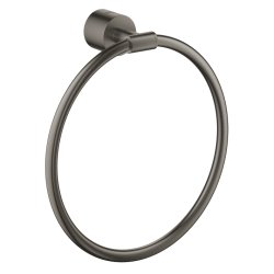 Cuiere & Suporti prosop Inel port-prosop Grohe Atrio brushed hard graphite