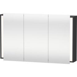 Default Category SensoDays Dulap cu oglinda si iluminare Duravit Ketho 120x75cm, grafit mat