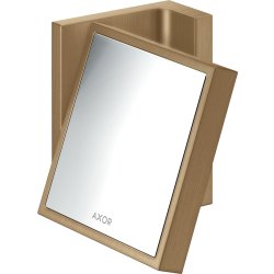 Oglinda cosmetica Hansgrohe Axor Universal 1.7x, de perete, bronz periat